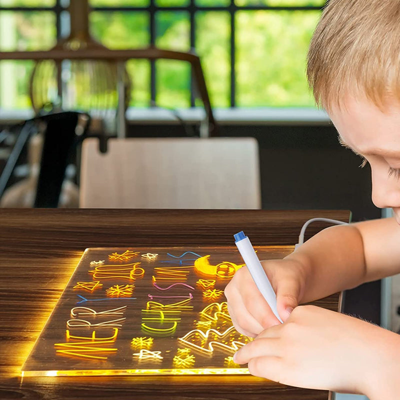 Tableau à dessin LED avec couleurs